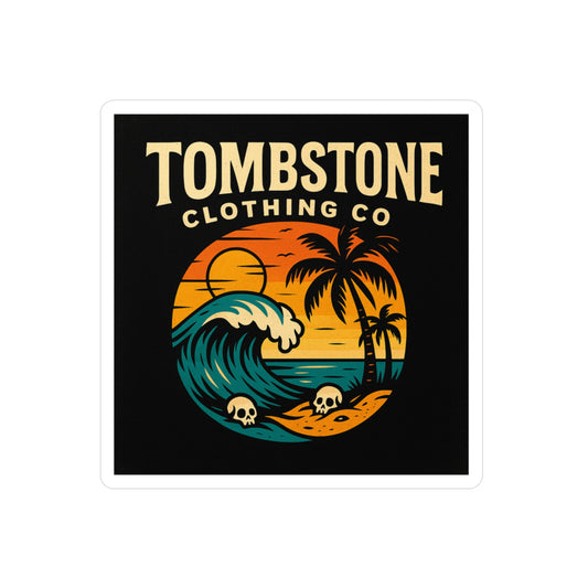 Tombstone Beach Vinyl decal